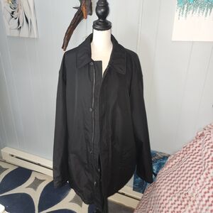 London Fog Men's Black Trench Coat